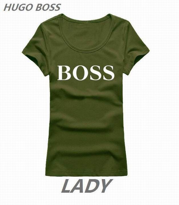 BOSS short round collar T woman S-XL-090